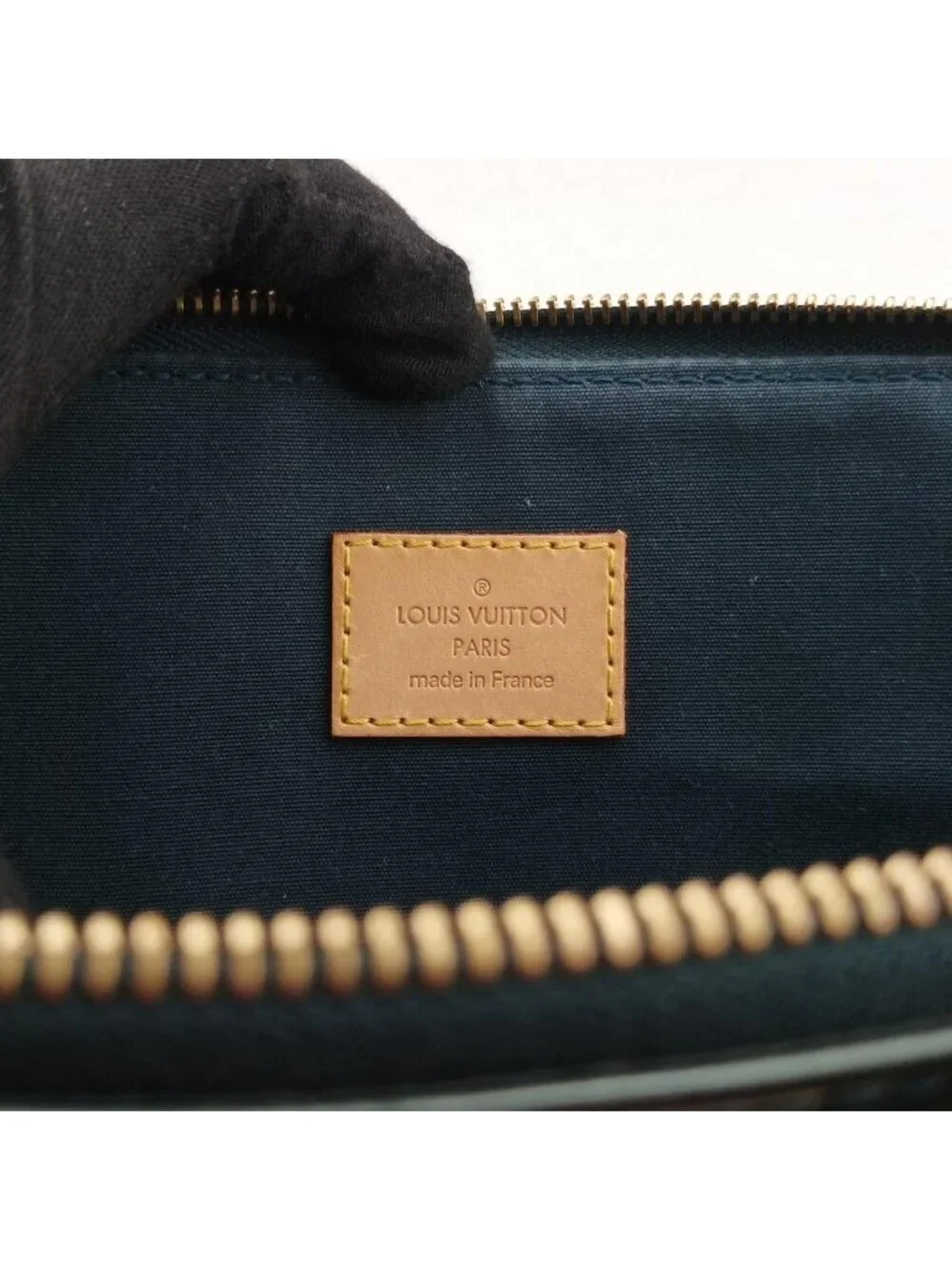 Louis Vuitton Bellevue PM Bleu Nuit Vernis Handbag